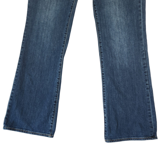 Lands End Jeans Womens Sz 16 Mid Rise Boot Cut Medium Wash - Picture 4 of 11